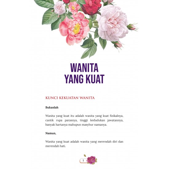  AMALAN HARIAN UNTUK WANITA