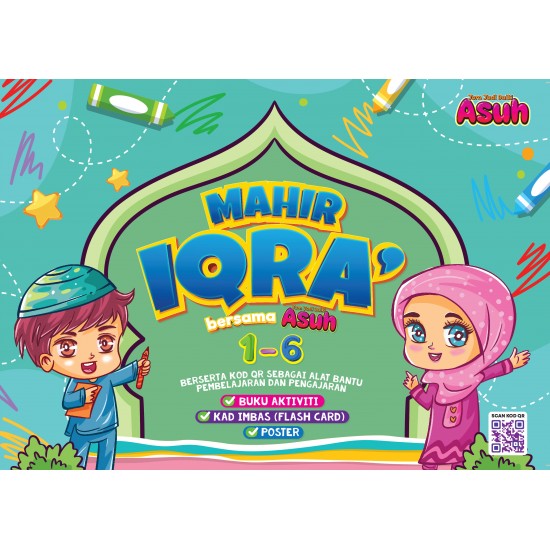 Mahir IQRA Bersama Asuh (Set dalam Kotak Kertas)